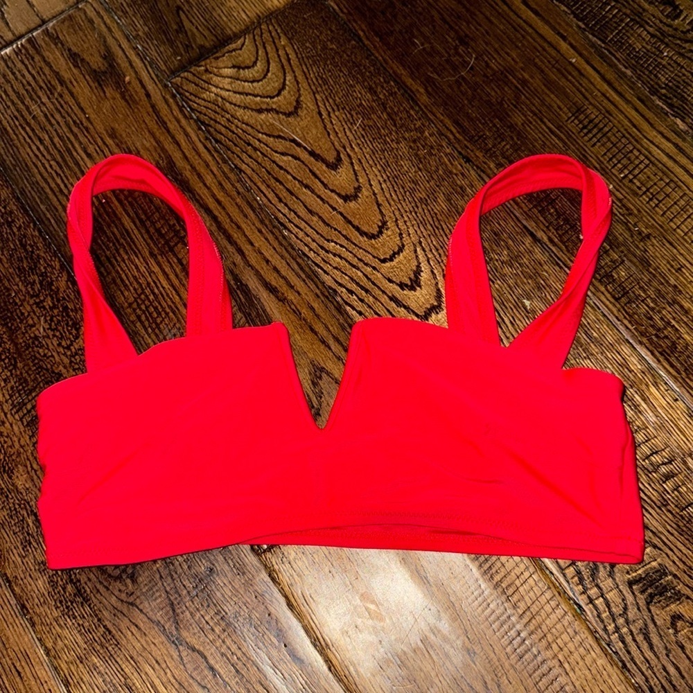 Aerie Red Bikini Top